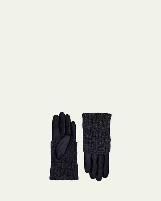 Lambskin Two-Toned Gloves